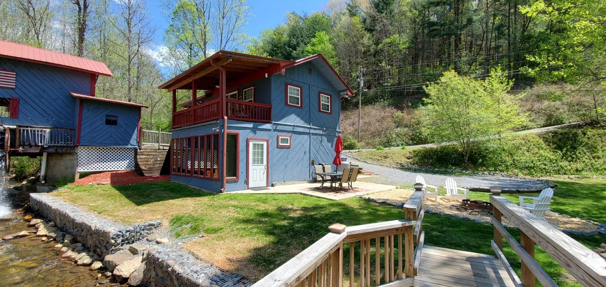 Waterwheel Cabin By The Creek Murphy Exterior foto