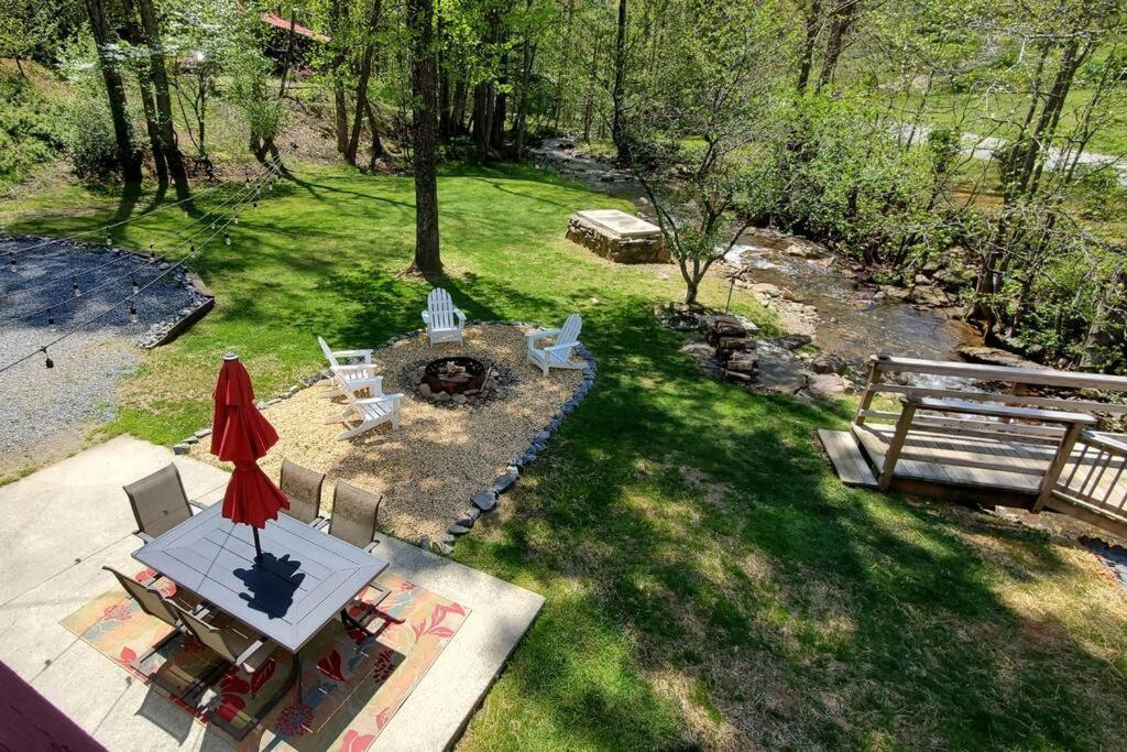 Waterwheel Cabin By The Creek Murphy Exterior foto